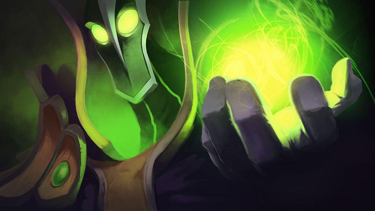 Wallpaper DOTA 2 Rubick sorcery Fantasy Games Fingers