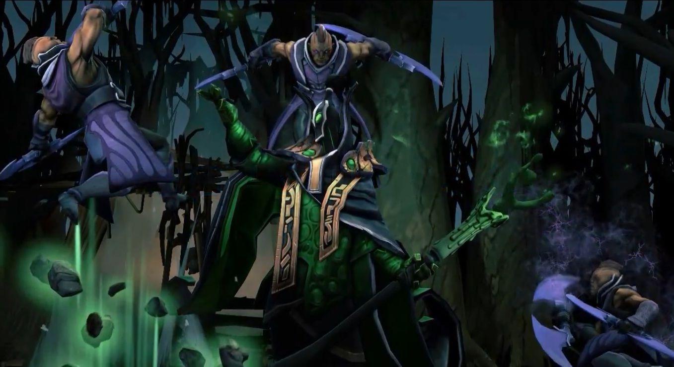 Dota 2 Antimage Vs Rubick Wallpaper