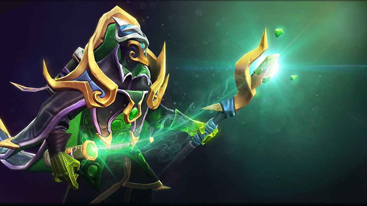 Photo DOTA 2 Rubick Magic Mage Staff Fantasy Games