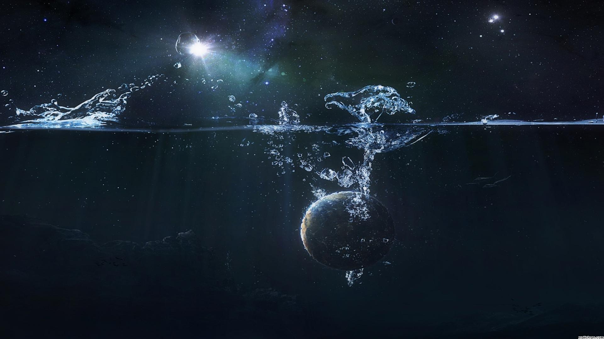 Space Image Water Earth Abstract Space HD Wallpaper And Background