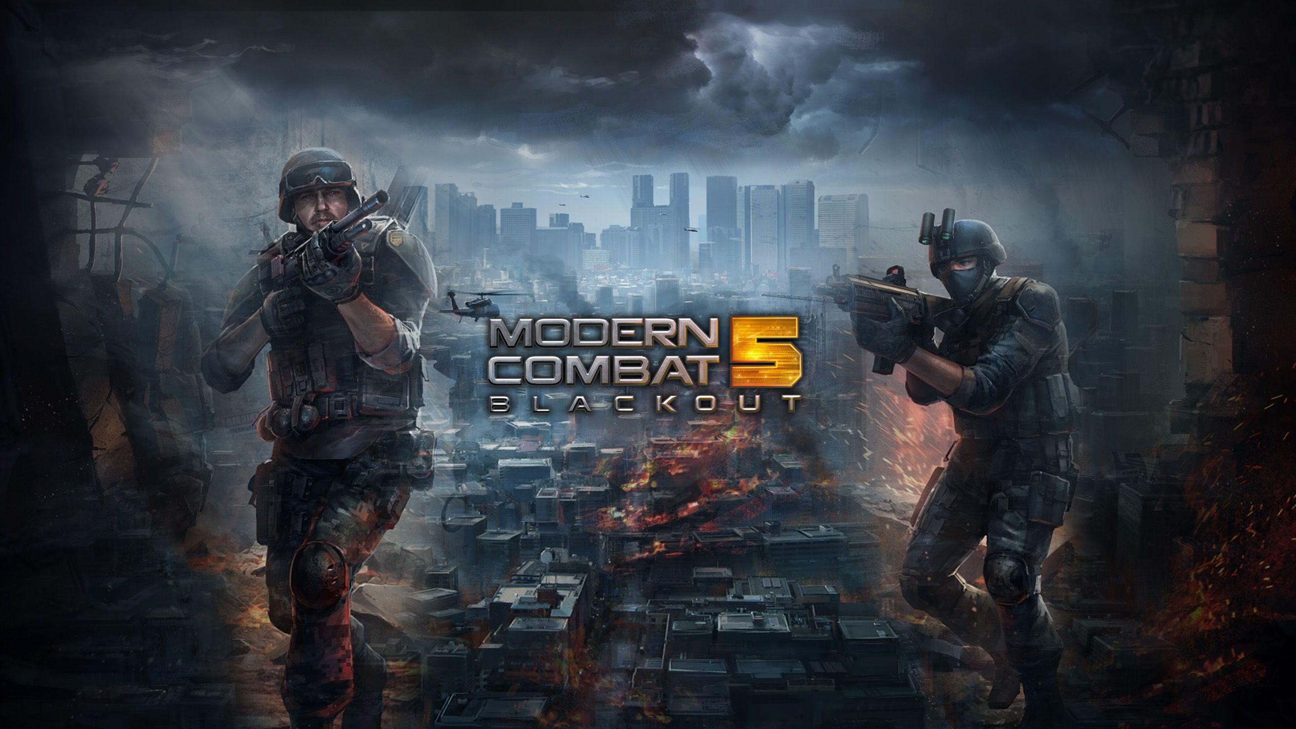 2560x1440px Modern Combat 5: Blackout Wallpaper