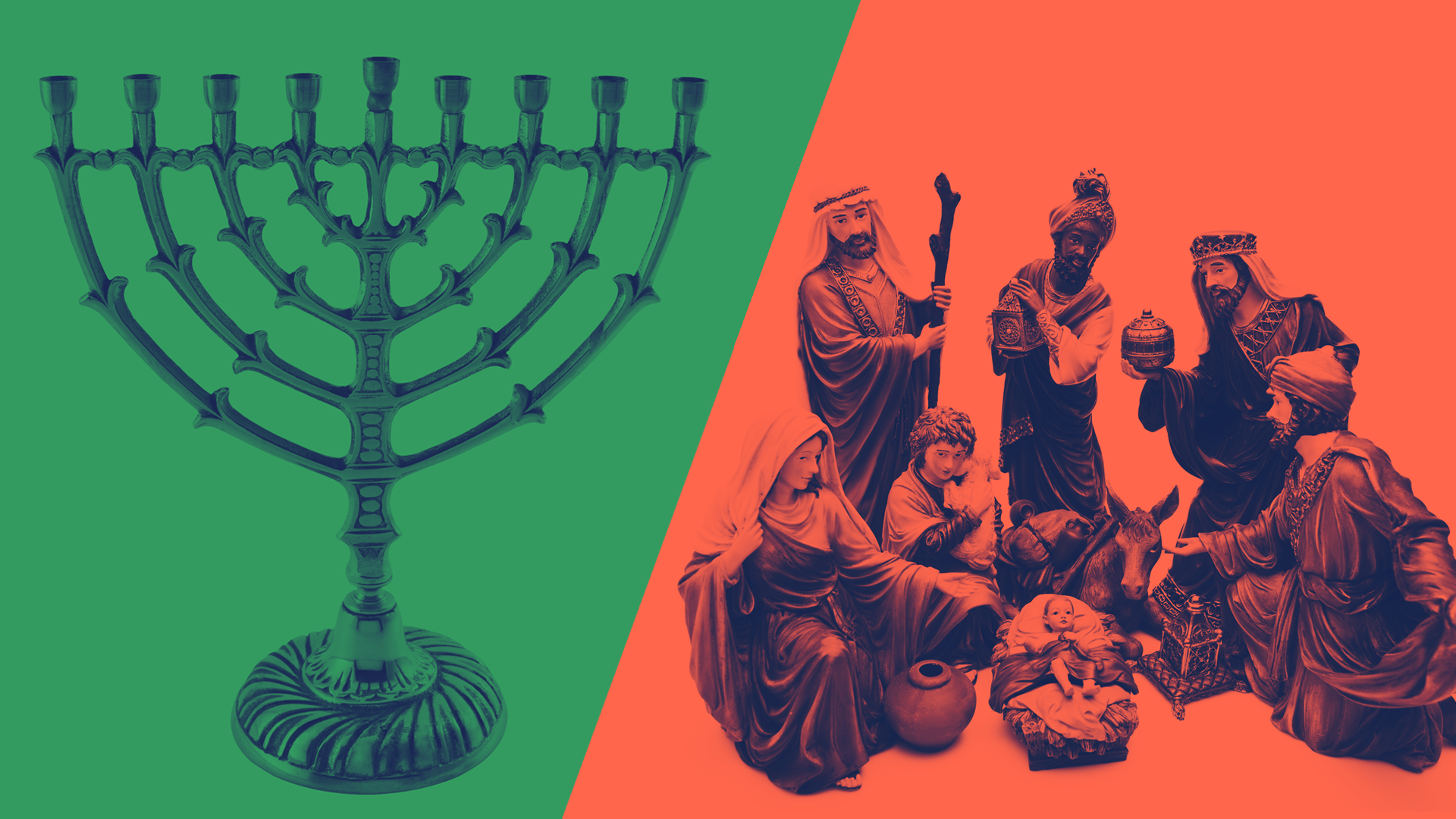 Hanukkah is not the Jewish Christmas—but they are cousins. America