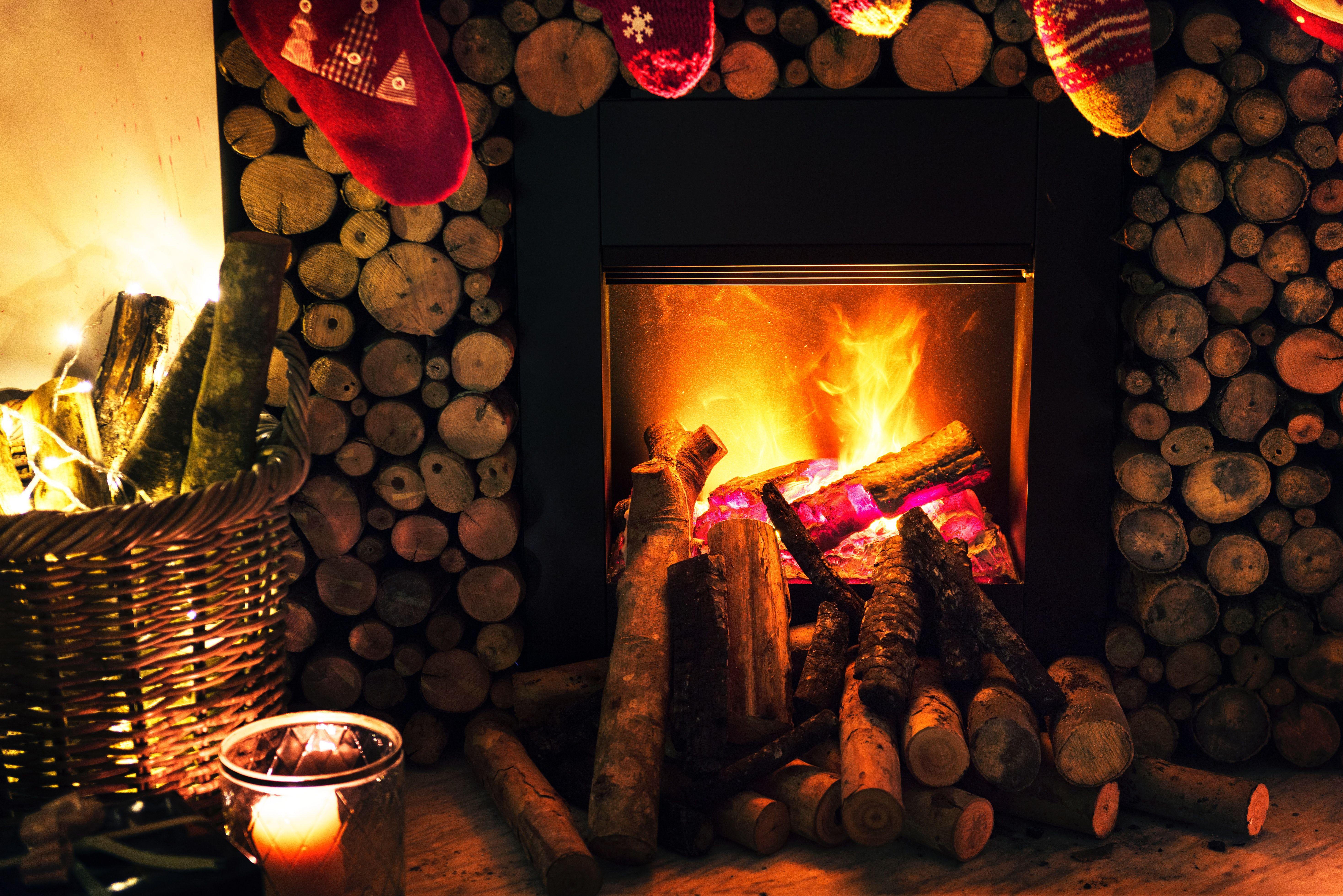 Beautiful Fireplace Photo