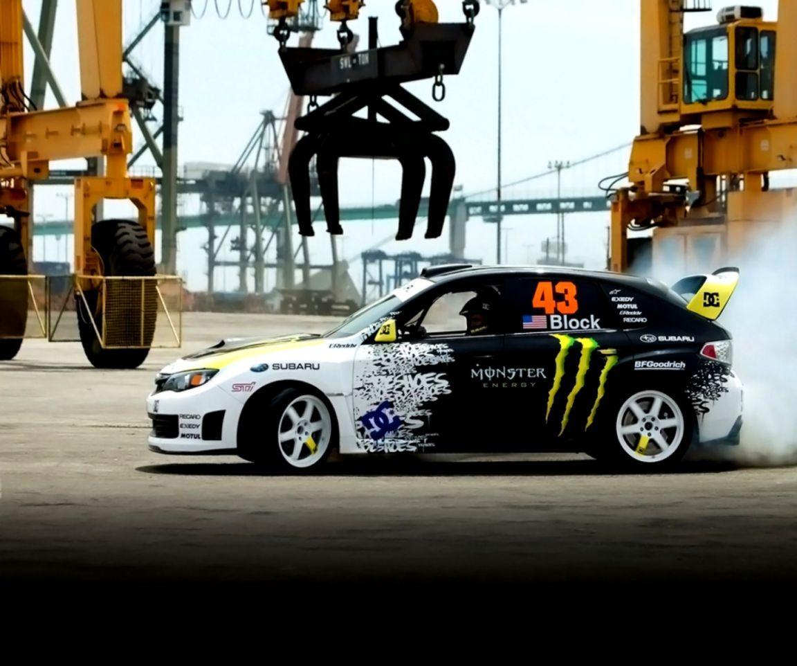 Monster Energy Rally Car Wallpaper