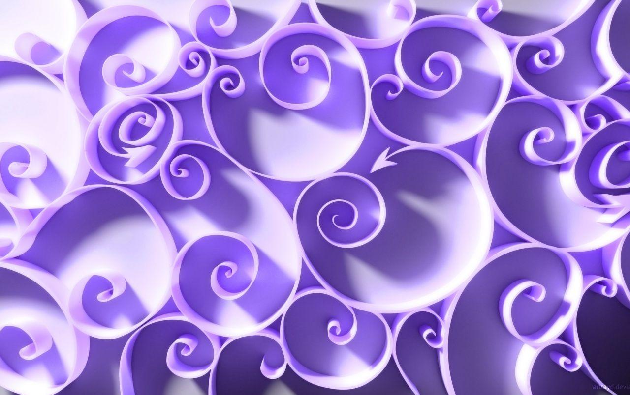 Curly tracery (violet) wallpaper. Curly tracery (violet)