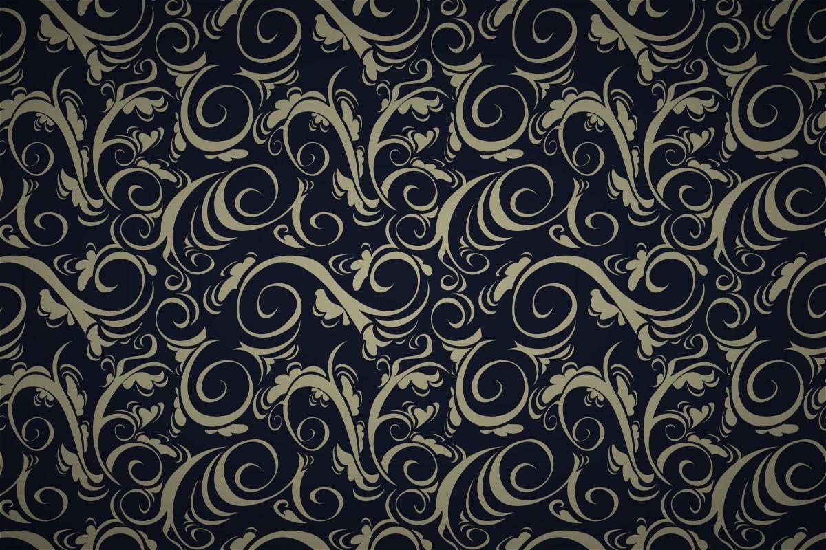 Free curly whirly spiral damask wallpaper patterns