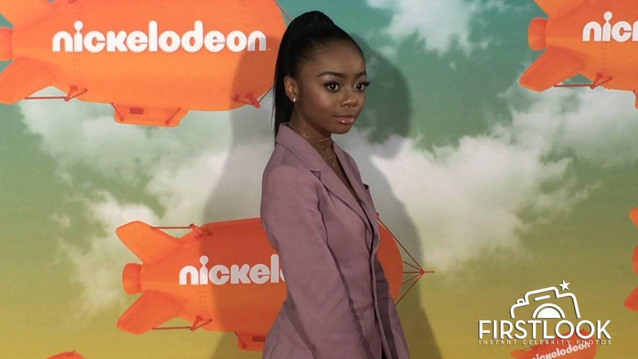Skai Jackson arrives at the 2016 Kid's Choice Awards