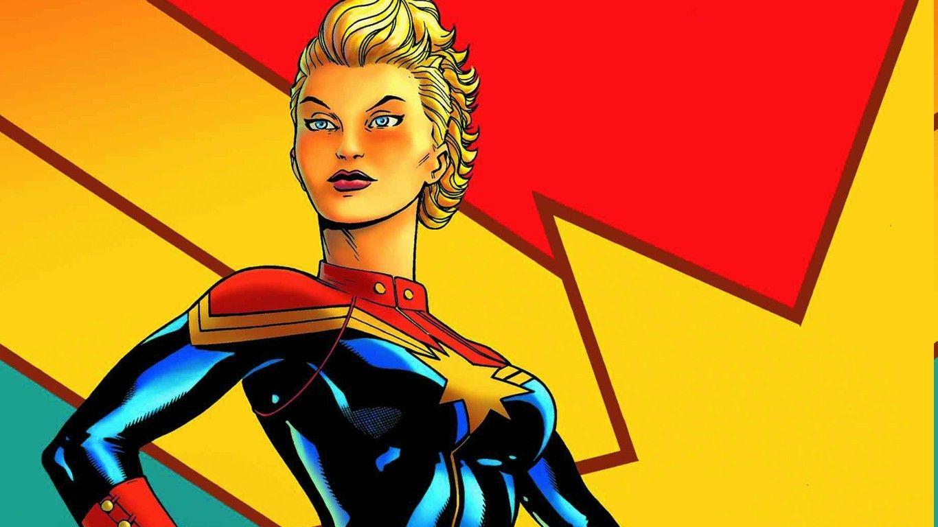 captain marvel carol danvers marvel comics superhero wallpaper