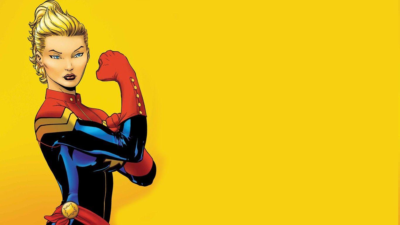 Captain Marvel, Carol Danvers, Marvel Comics, Superhero Wallpaper