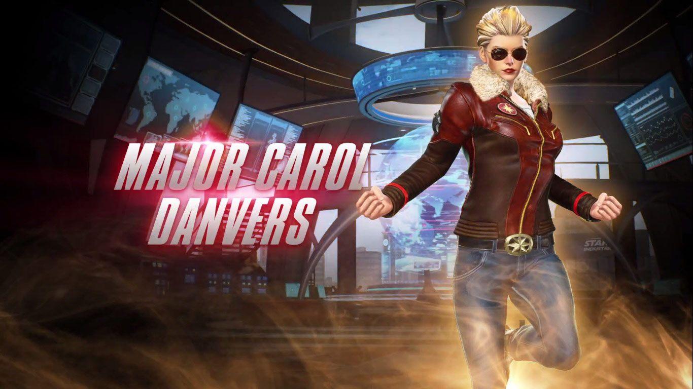 Captain Marvel's Major Carol Danvers costume in Marvel vs. Capcom