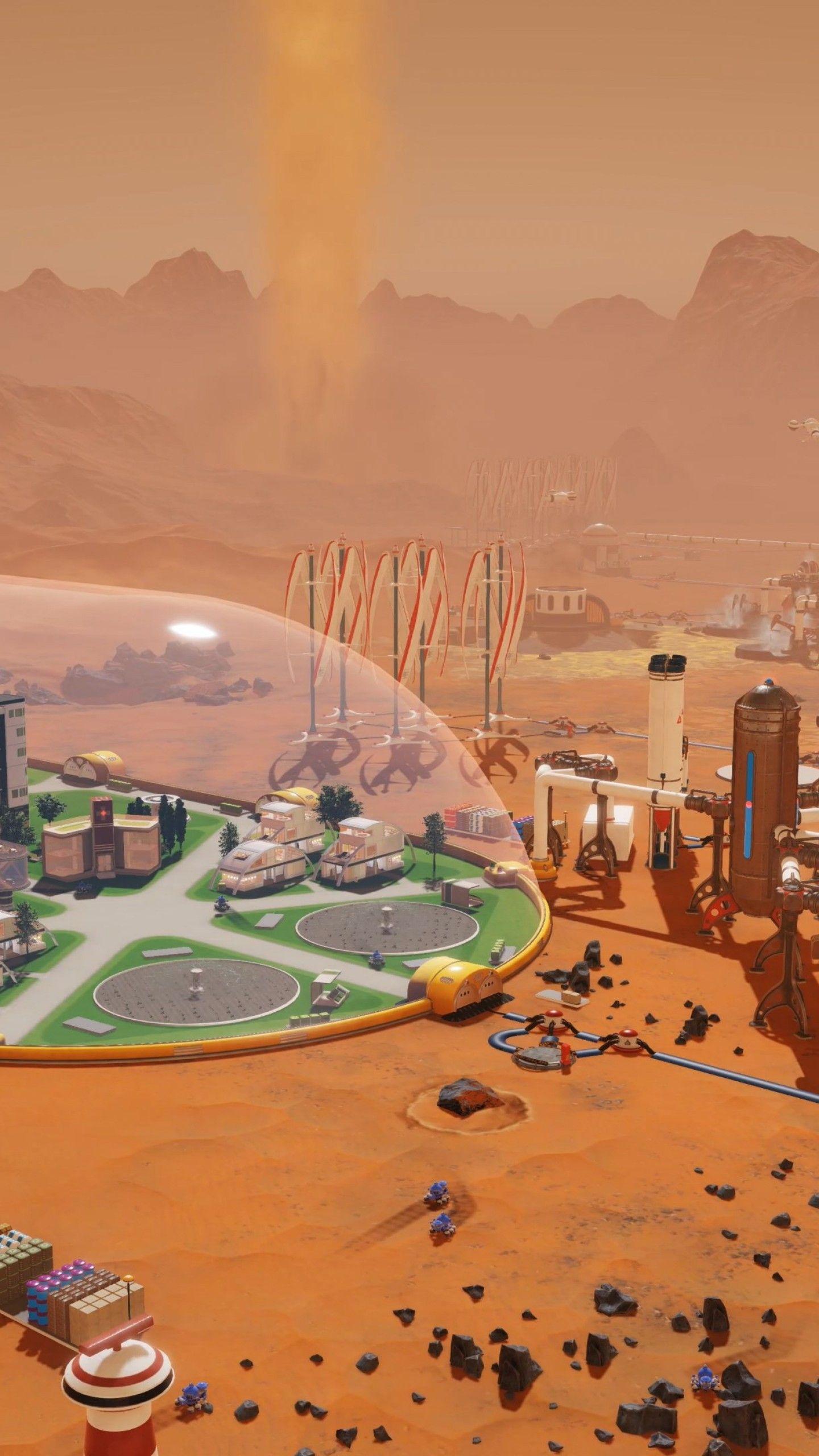Wallpaper Surviving Mars, screenshot, 4k, Games