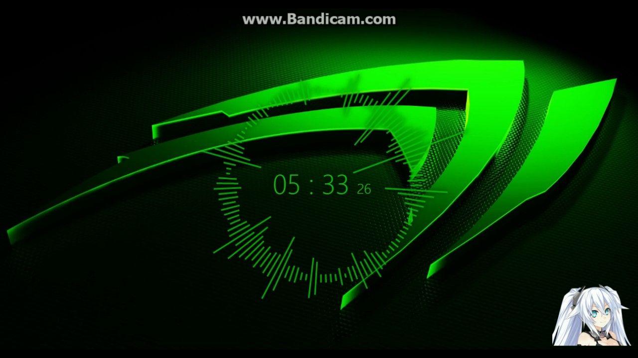 Audio Visualizer from Wallpaper Engine NVIDIA Logo Visualizer
