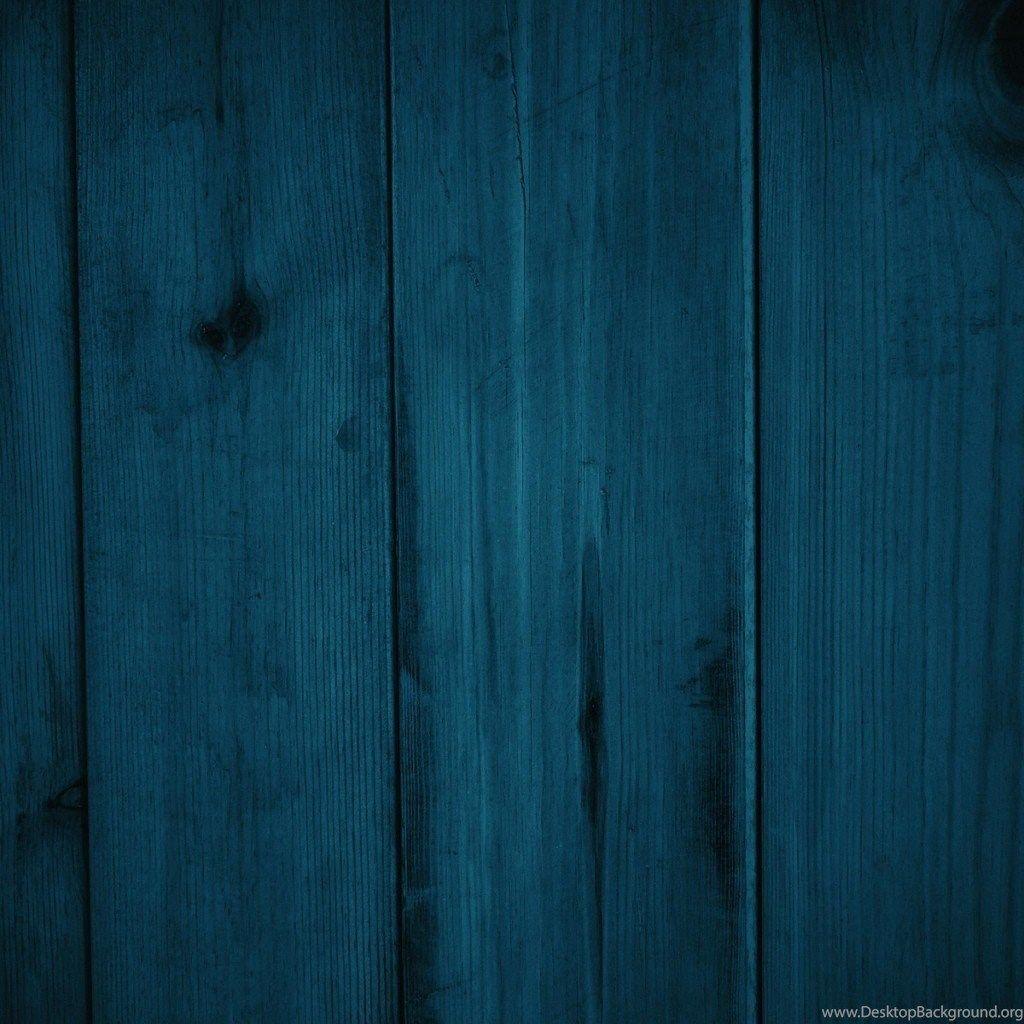 Blue Wood iPad Wallpaper HD