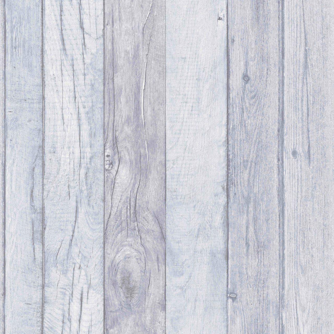 Ideco Blue Wood Wallpaper