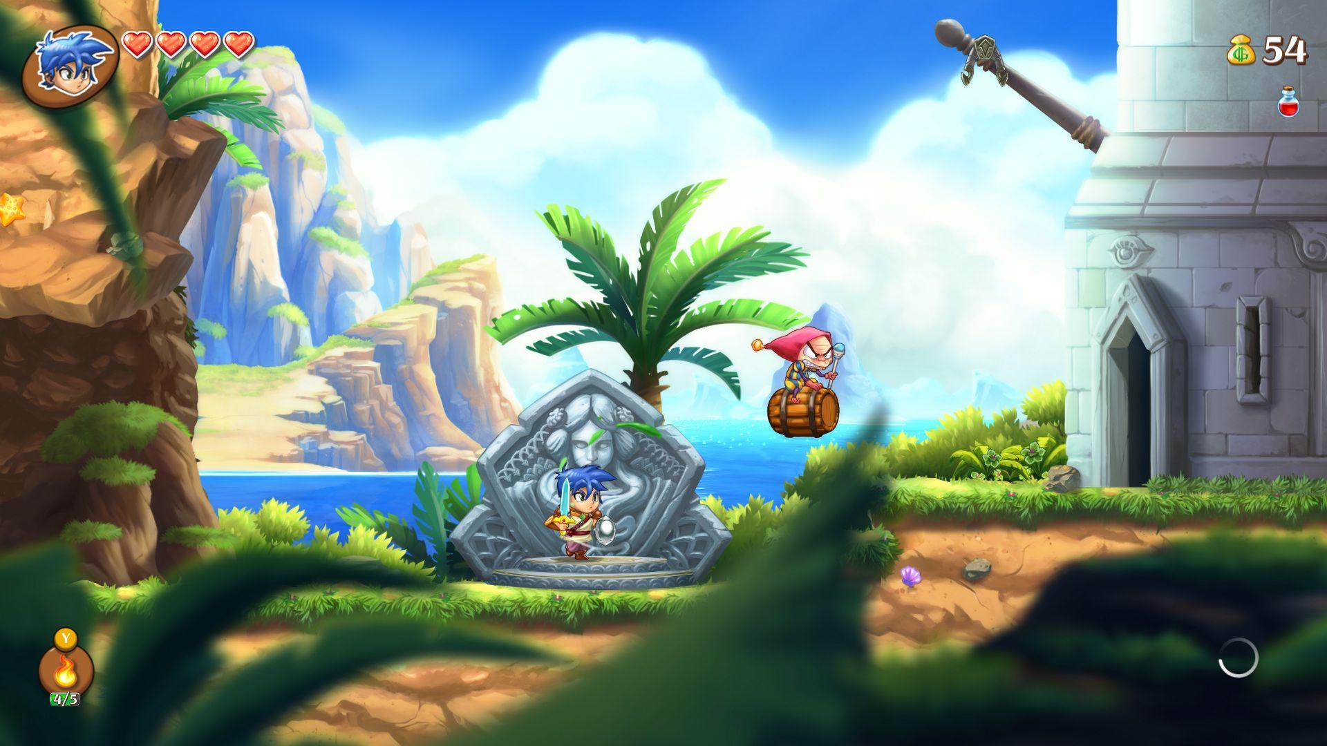 Monster Boy and the Cursed Kingdom: details about the map