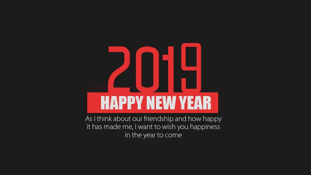 Happy New Year Greetings 2019 With Image New Year & Merry