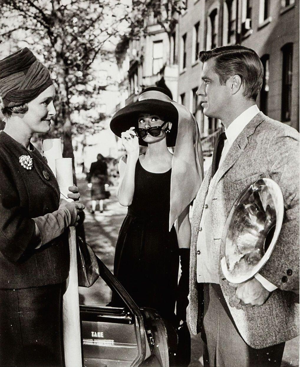 Patricia Neal, Audrey Hepburn and George Peppard in Breakfast at