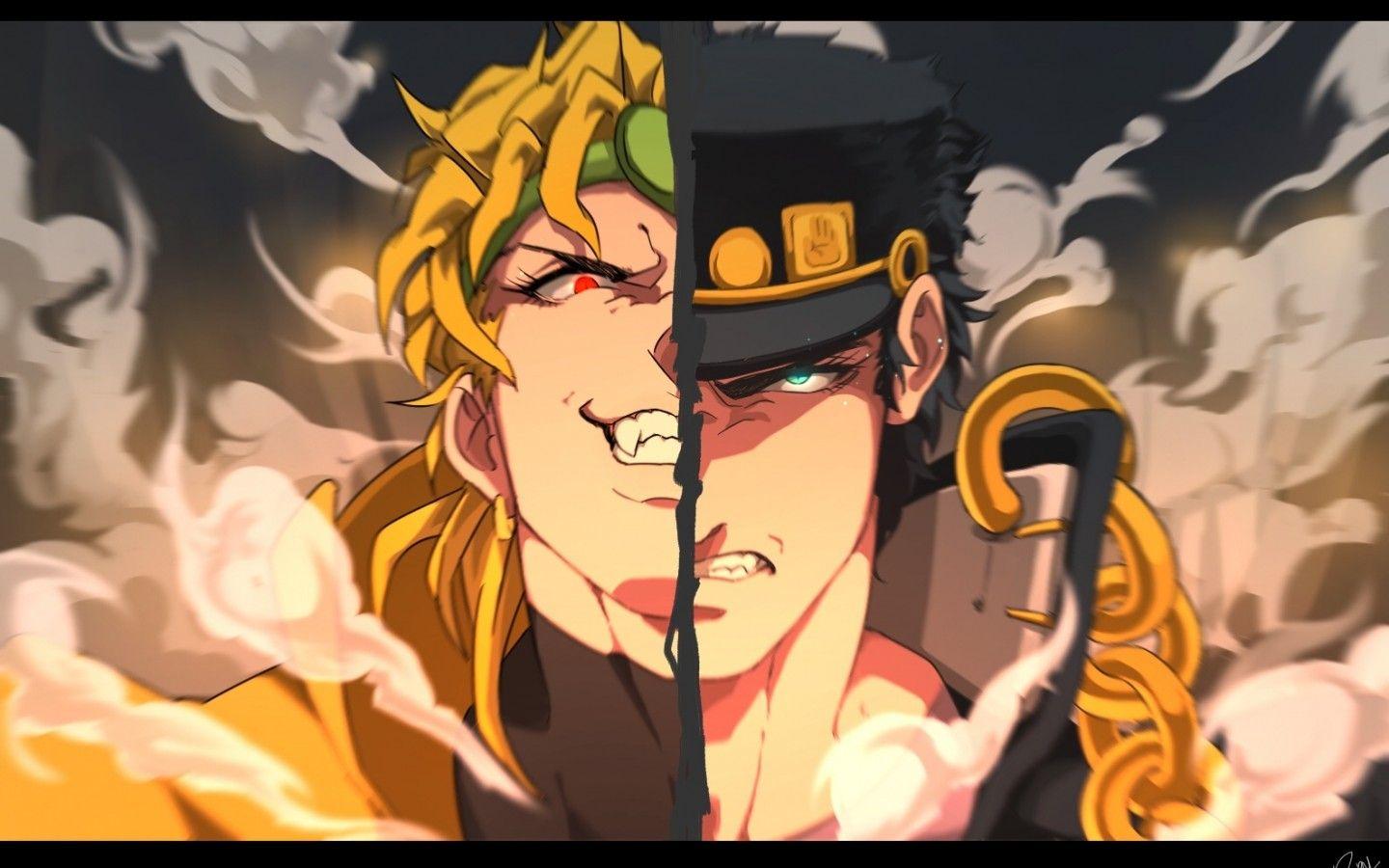 Download Dio Brando - Menacing Pose in High Definition Wallpaper