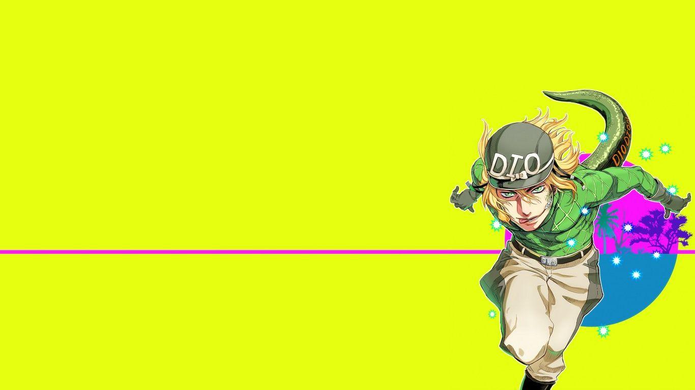 Dio Brando Glowing Eyes Desktop Wallpaper - Anime Wallpaper 4K