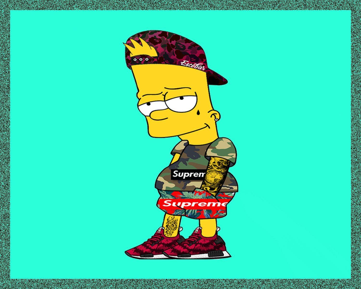 Best Free Supreme Bart Simpson Wallpaper