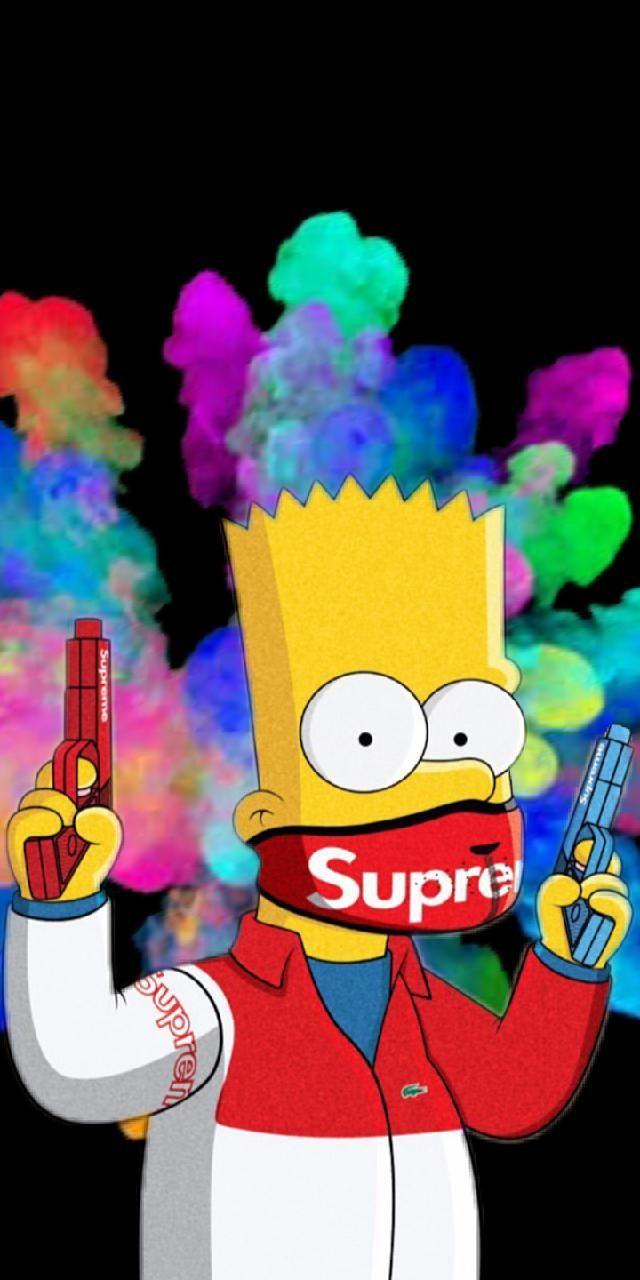 Supreme Bart Simpson Wallpapers - Wallpaper Cave