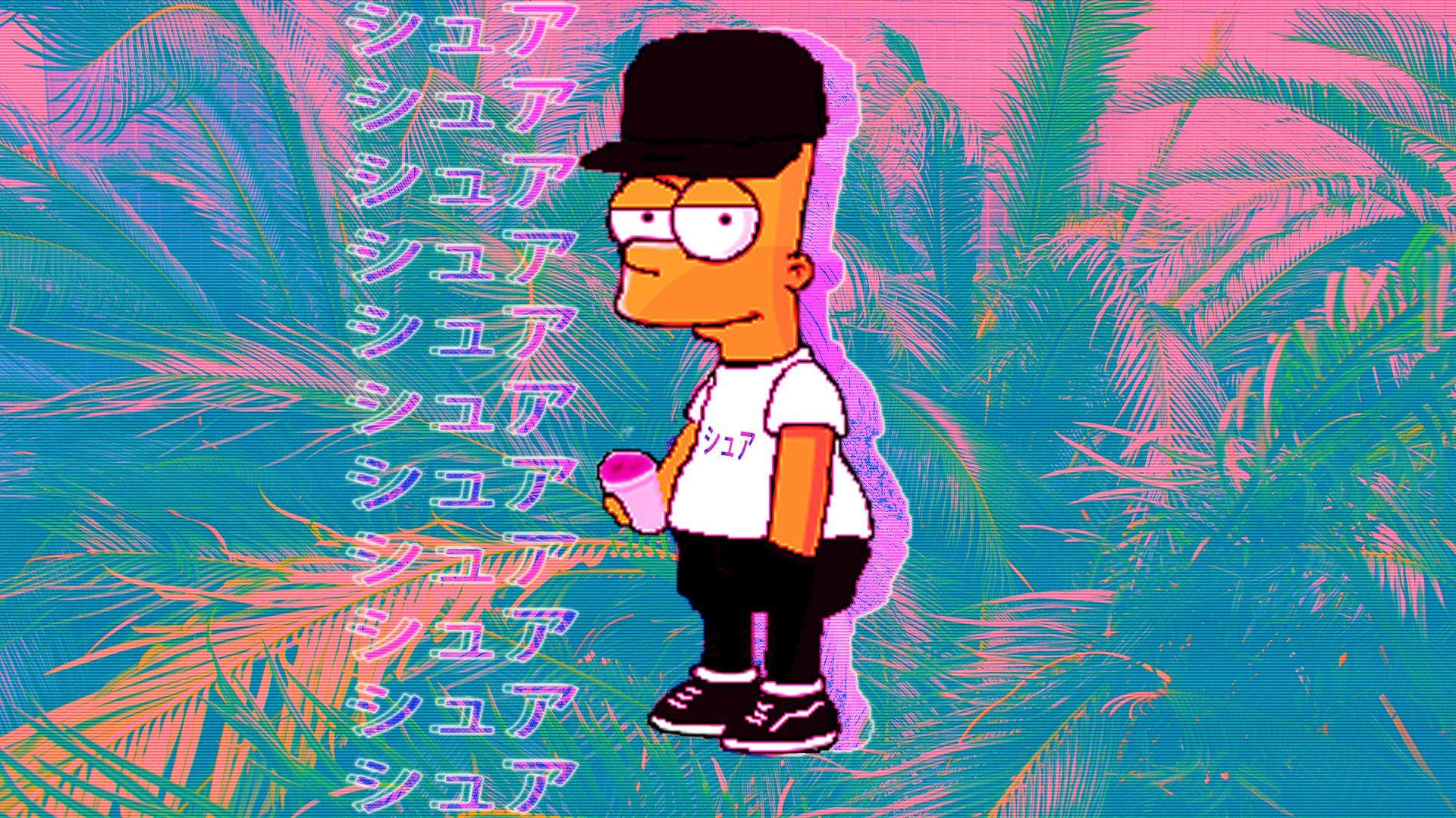 Simpsons Characters Wallpaper background picture