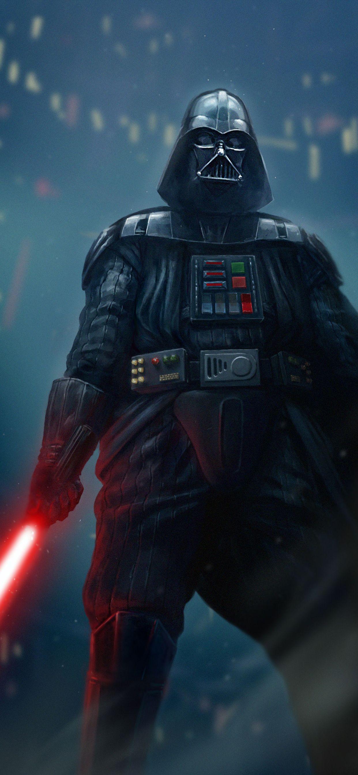 Darth Vader Supervillain iPhone Xs Max HD 4k Wallpaper