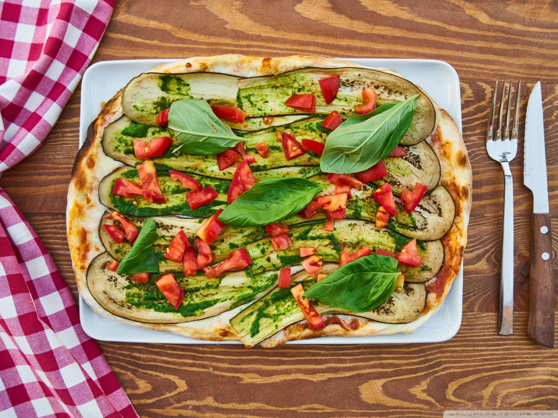 Vegan Vegetarian Pizza ❤ 4K HD Desktop Wallpaper for 4K Ultra HD TV