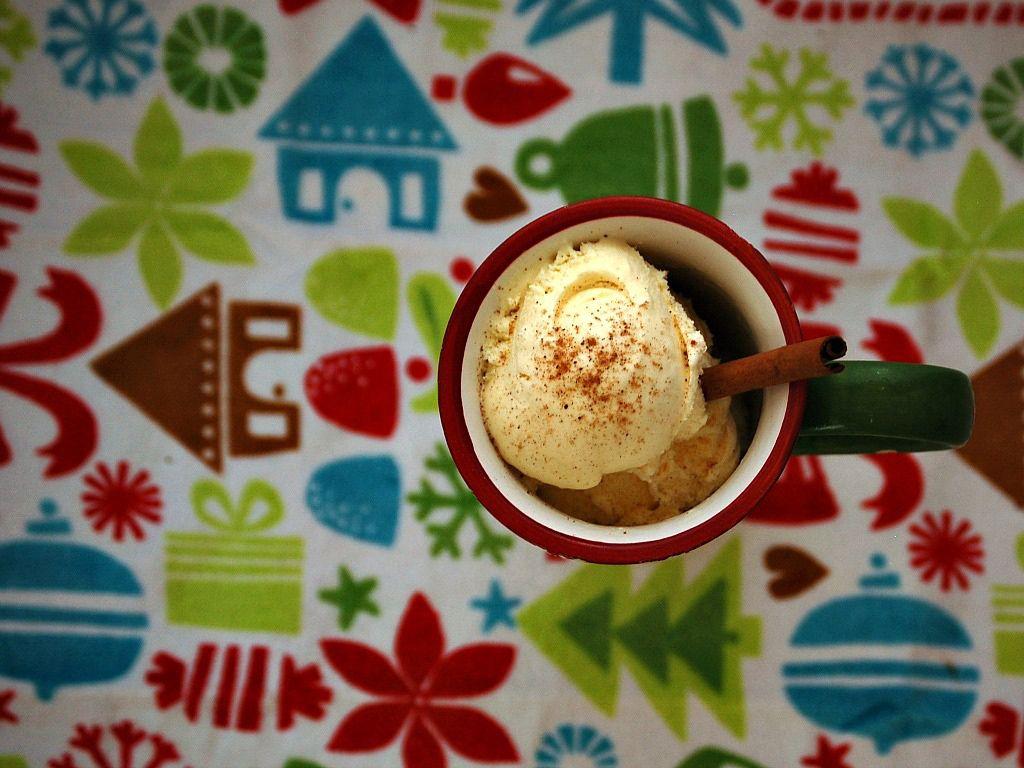 Egg Nog Ice Cream: Week 12 of 12 Weeks of Christmas Treats
