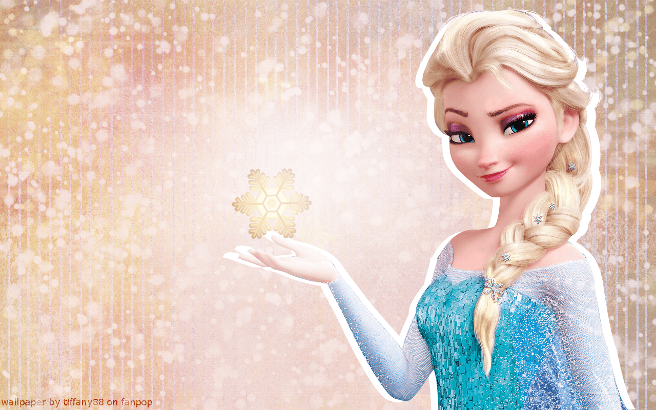 Christmas Elsa Disney Characters Wallpaper