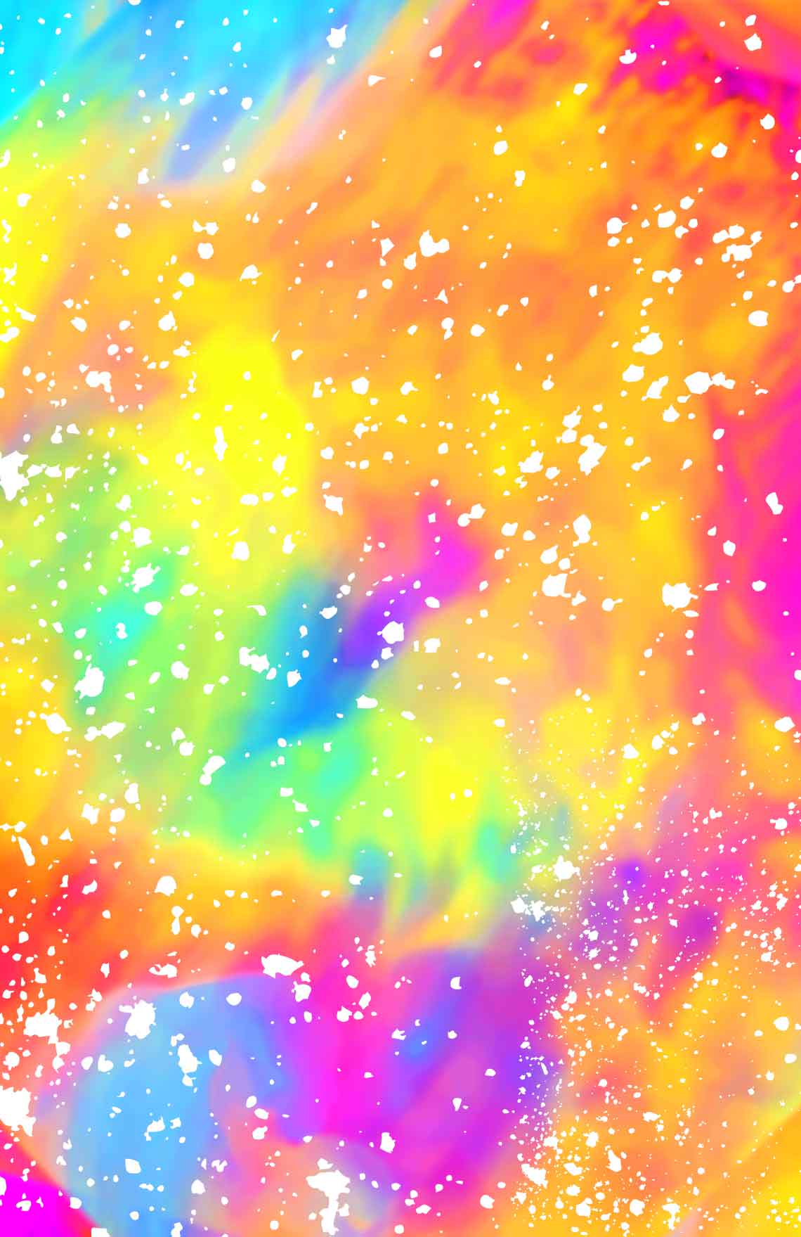 FREE Download! Lisa Frank Inspired Tie Dye Phone Wallpaper, Do It