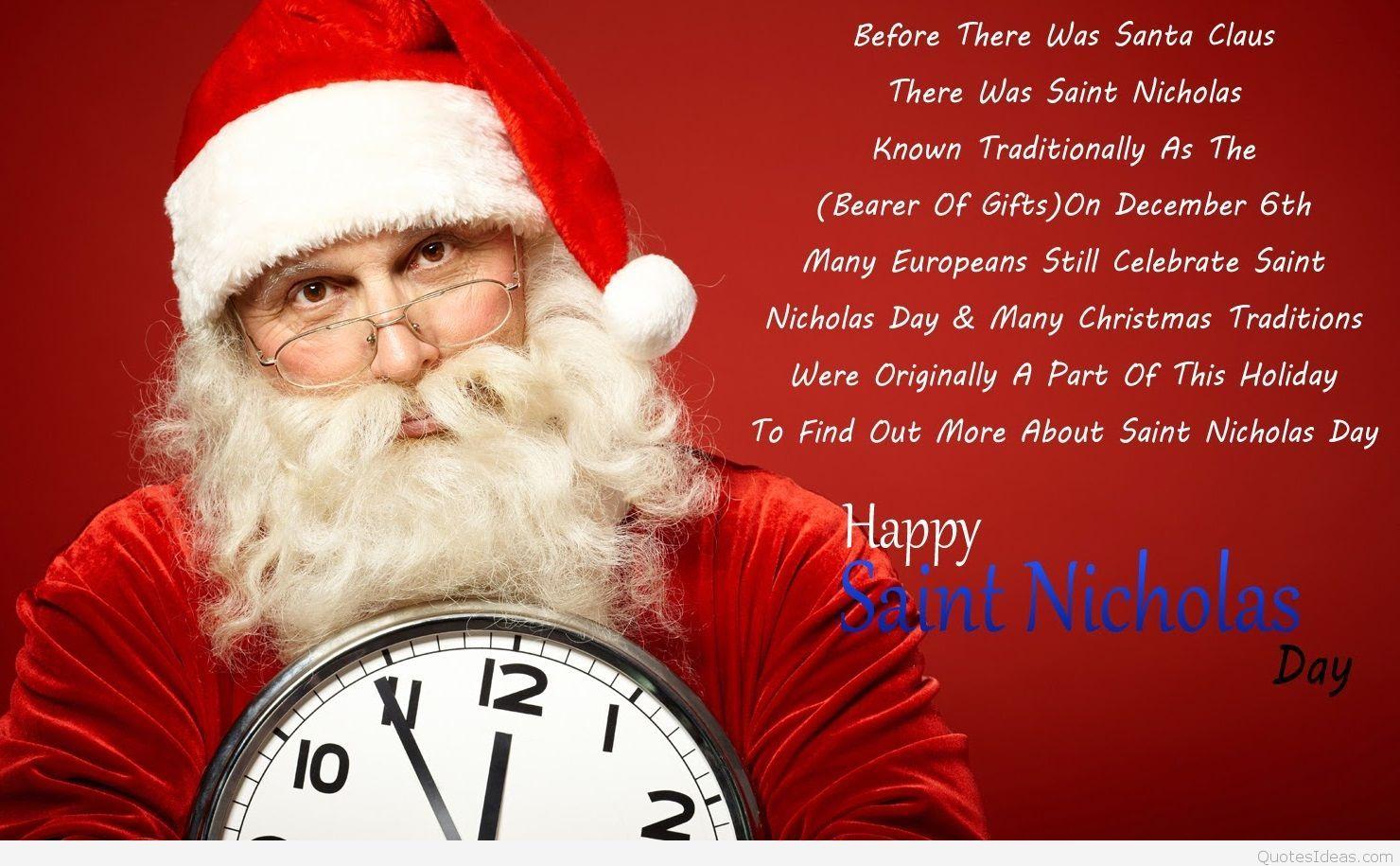Happy St Nicholas Day Images - Printable Template Calendar