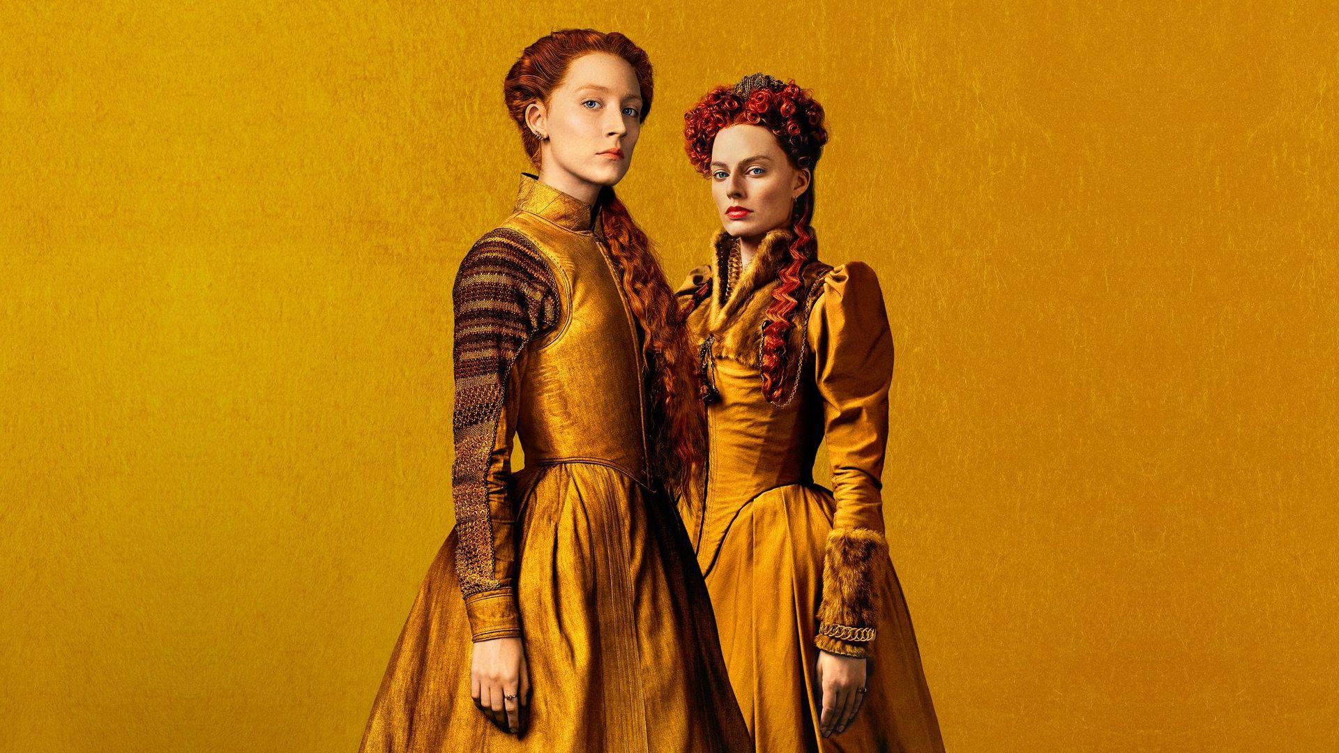 Margot Robbie And Saoirse Ronan In Mary Queen Of Scots 2018 Movie