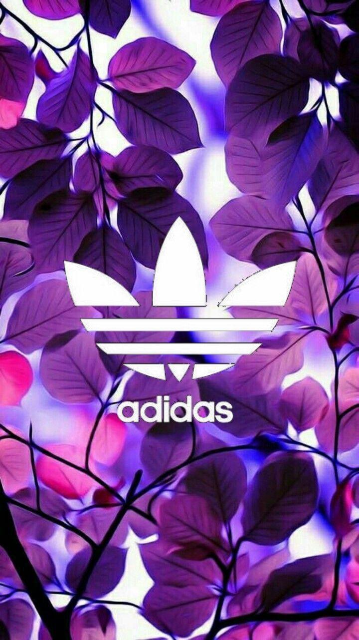 adidas wallpaper purple