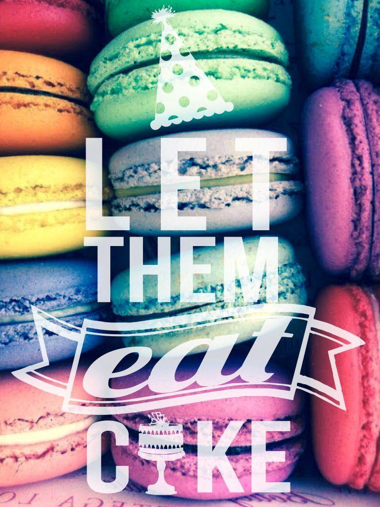 Macaroon wallpaper let them eat cake. Katie Dutra Designs