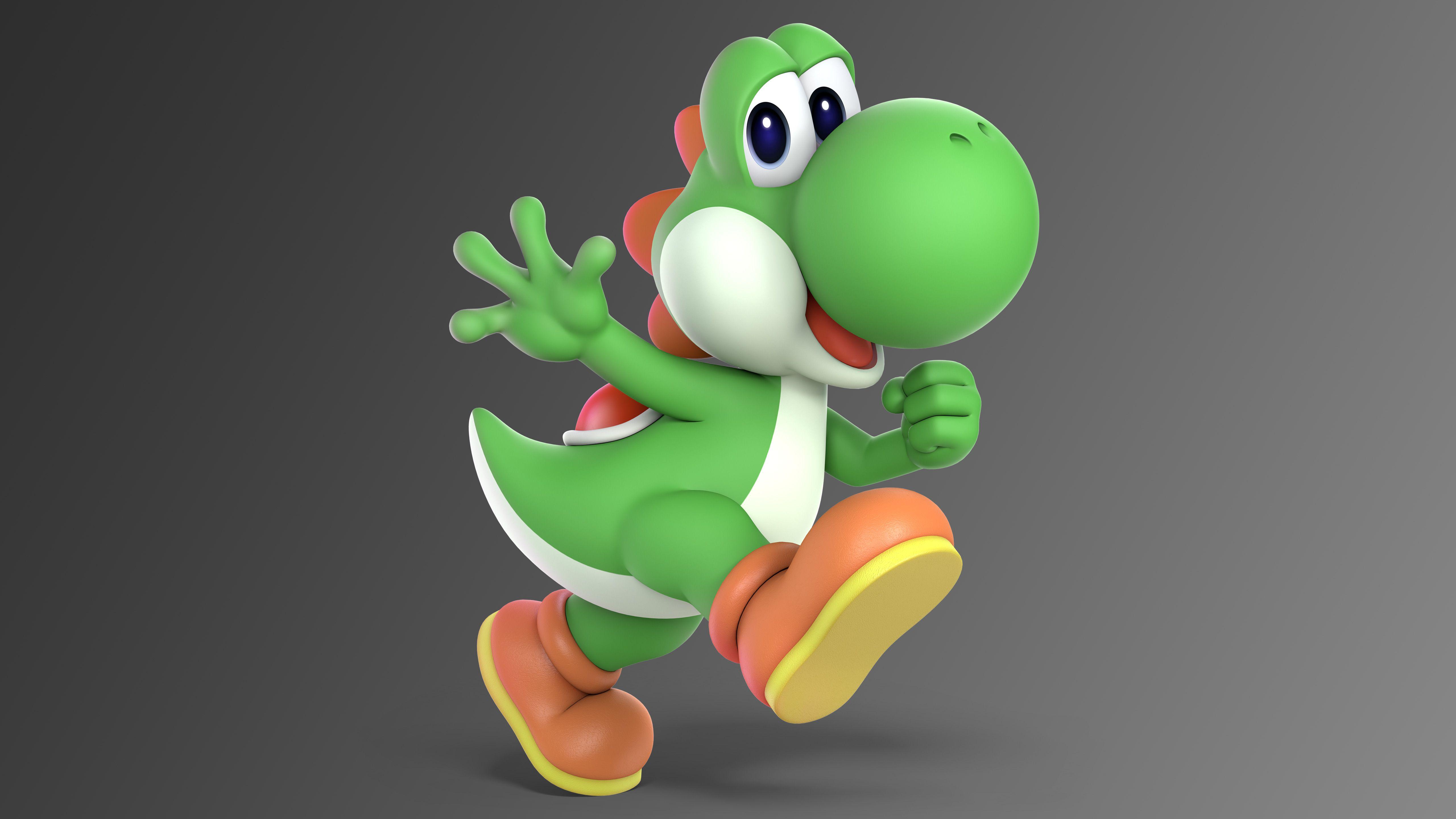 Yoshi Super Smash Bros Ultimate, HD Games, 4k Wallpaper, Image