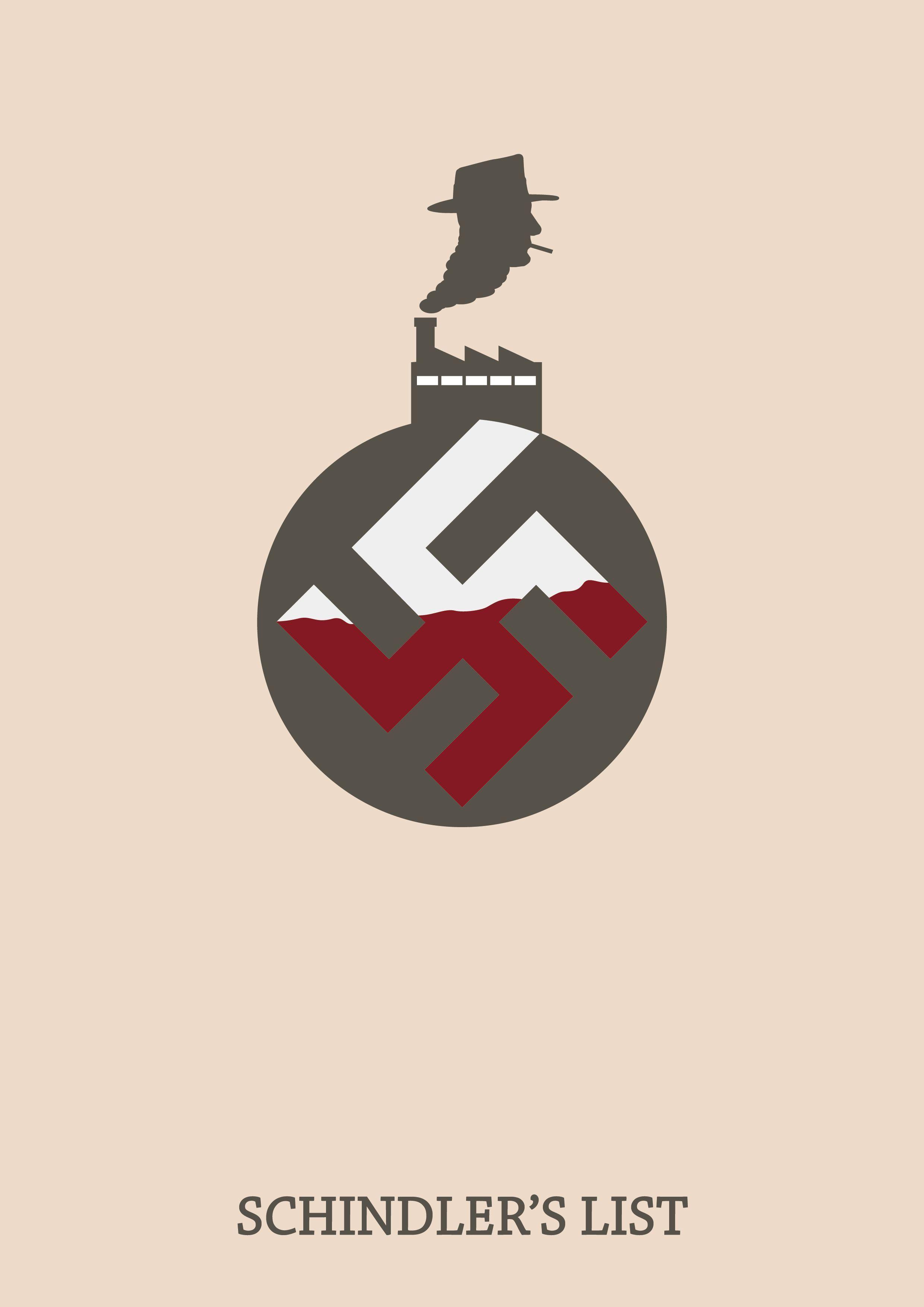 Schindler's List minimal poster. art. Schindler's list