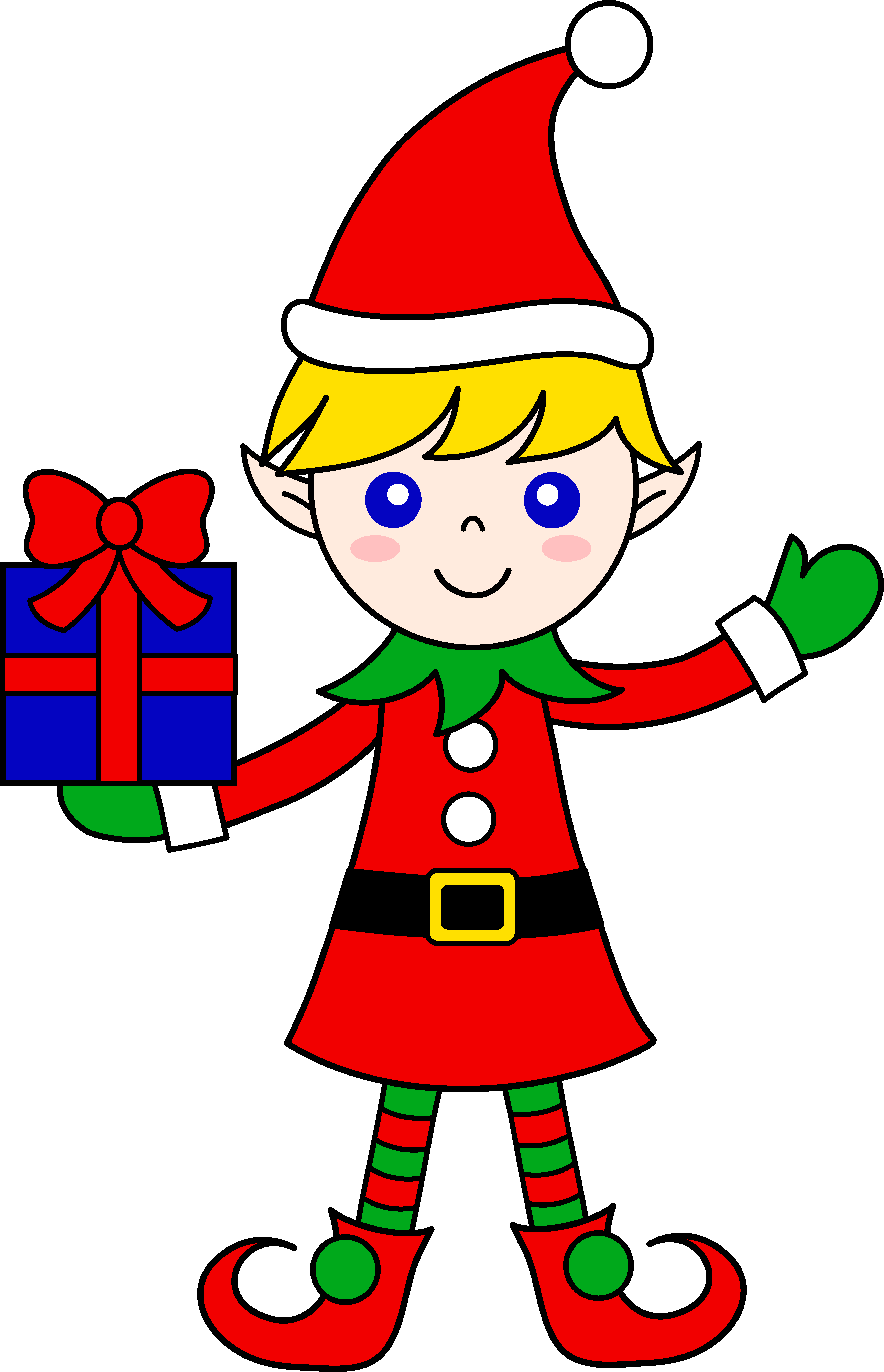 Collection of Free Clipart Christmas Elves. High quality, free