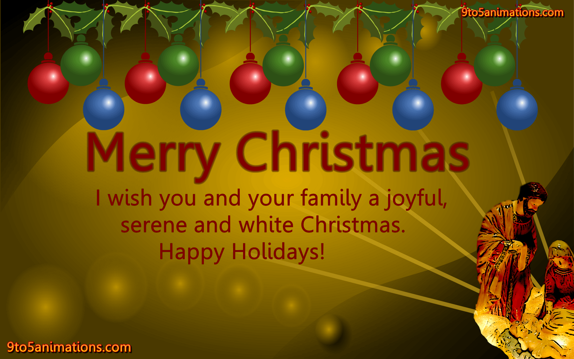HD Merry Christmas Quotes Wallpaper For MobileTo5Animations.Com