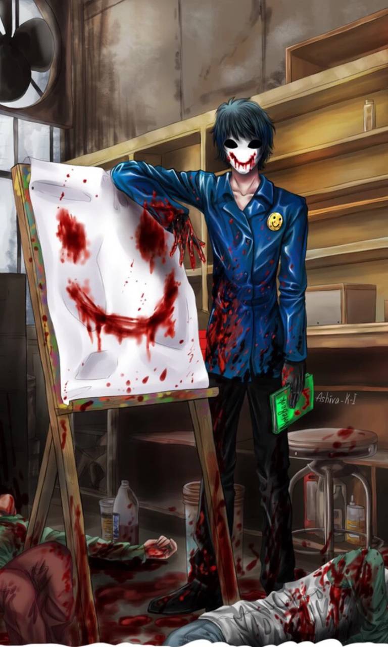 Bloody painter Wallpaper