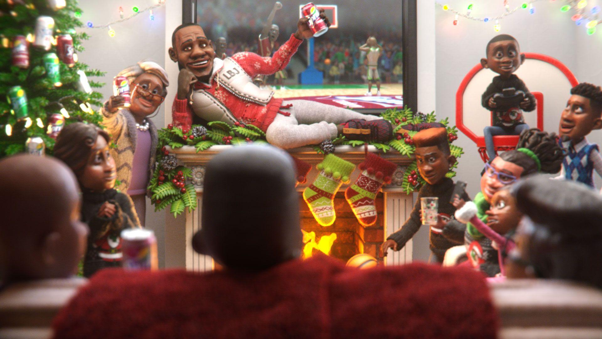 LeBron James and DRAM Get Animated for New Sprite Cranberry Holiday