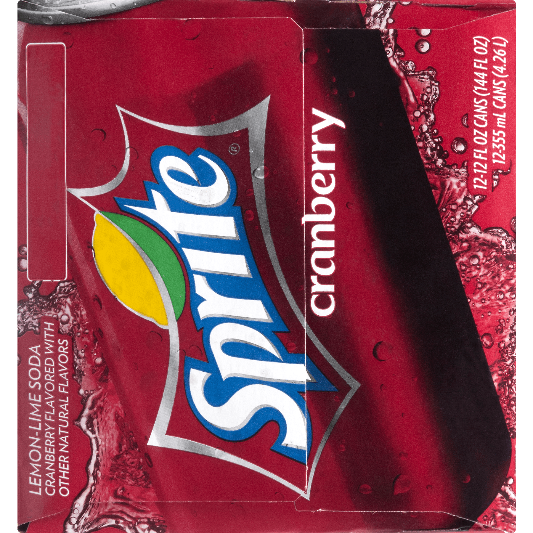 Sprite Soda, Cranberry, 12 Fl Oz, 12 Count