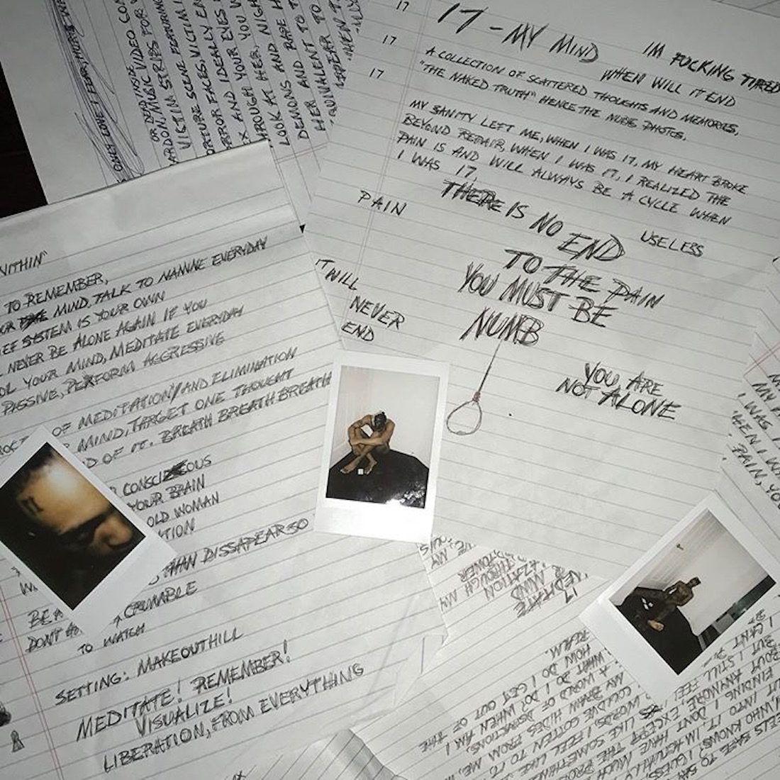 XXXTentacion Includes Nude Photo in Intense Artwork for '17'. Mass