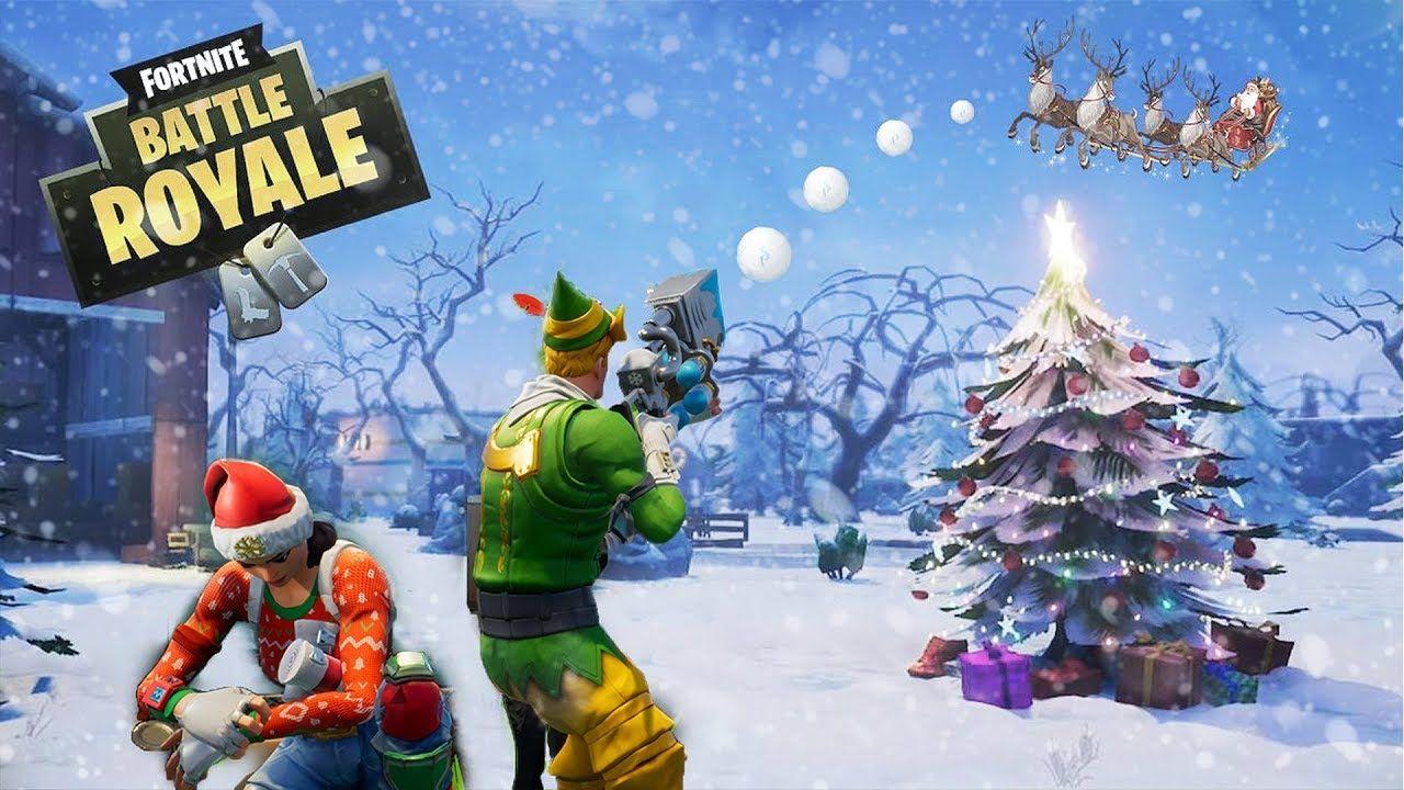 Fortnite Christmas Background