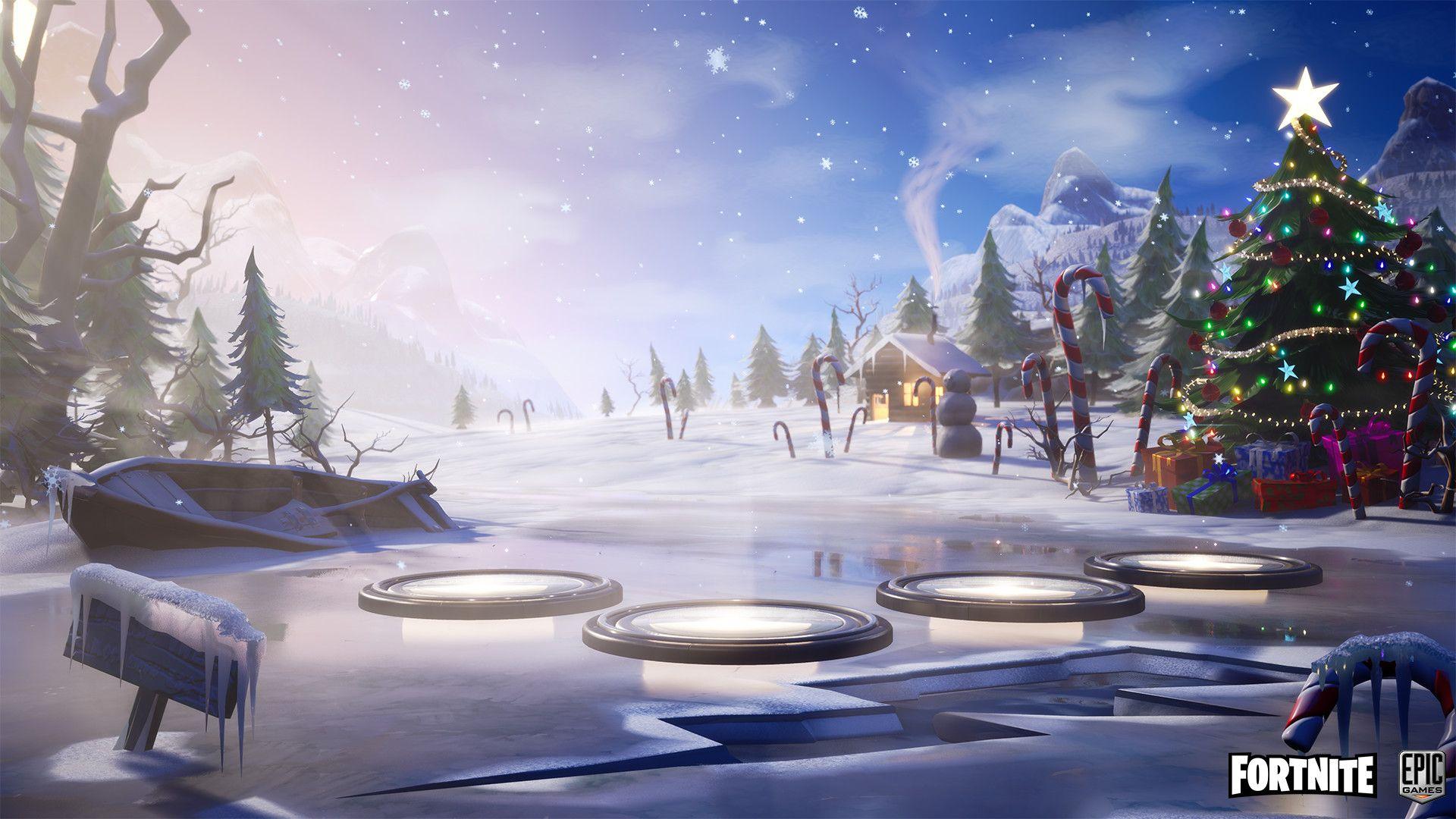 Christmas Fortnite Wallpapers Wallpaper Cave