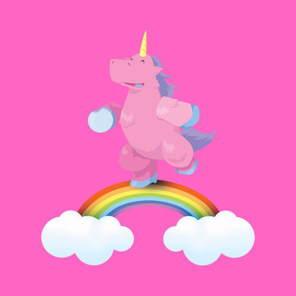 Pink Fluffy Unicorns Dancing On Rainbows Wallpapers Wallpaper Cave