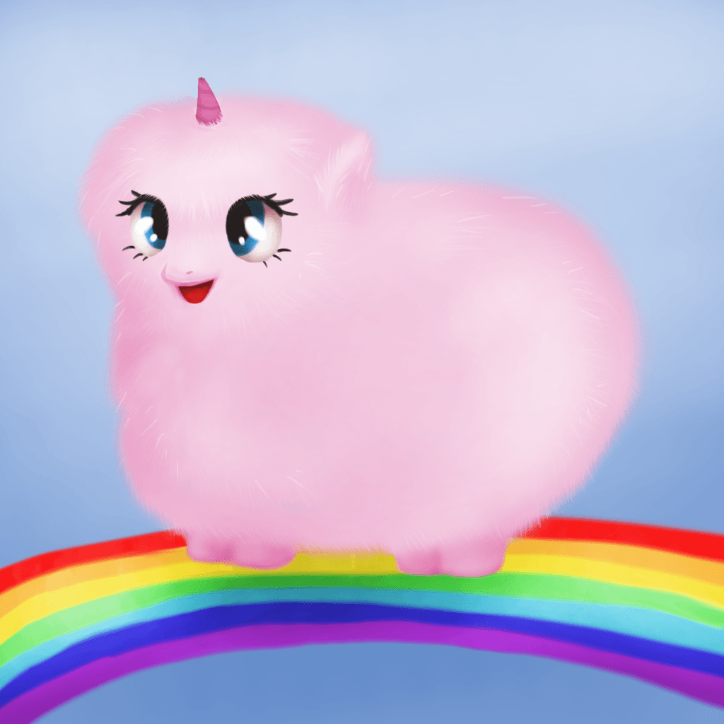 Pink Fluffy Unicorns Dancing On Rainbows Minecraft 62090