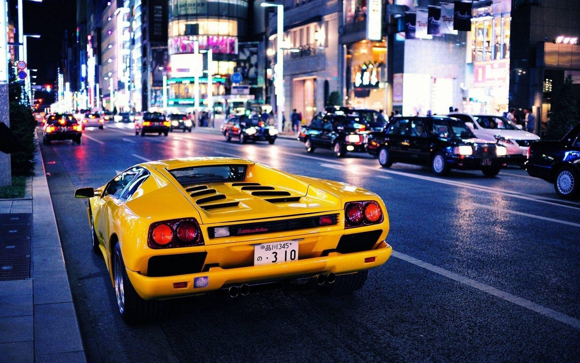 lamborghini diablo car lamborghini japan yellow cars wallpaper