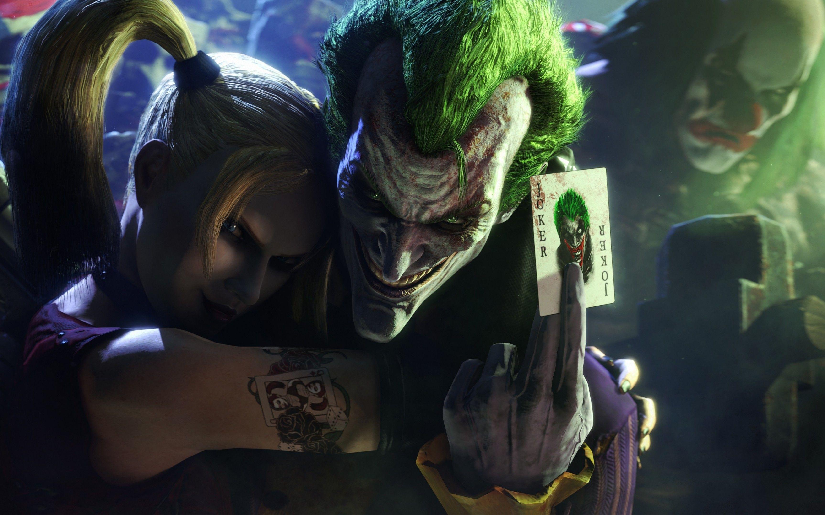 Download 3452x2156 Harley Quinn, Joker, Suicide Squad Wallpaper