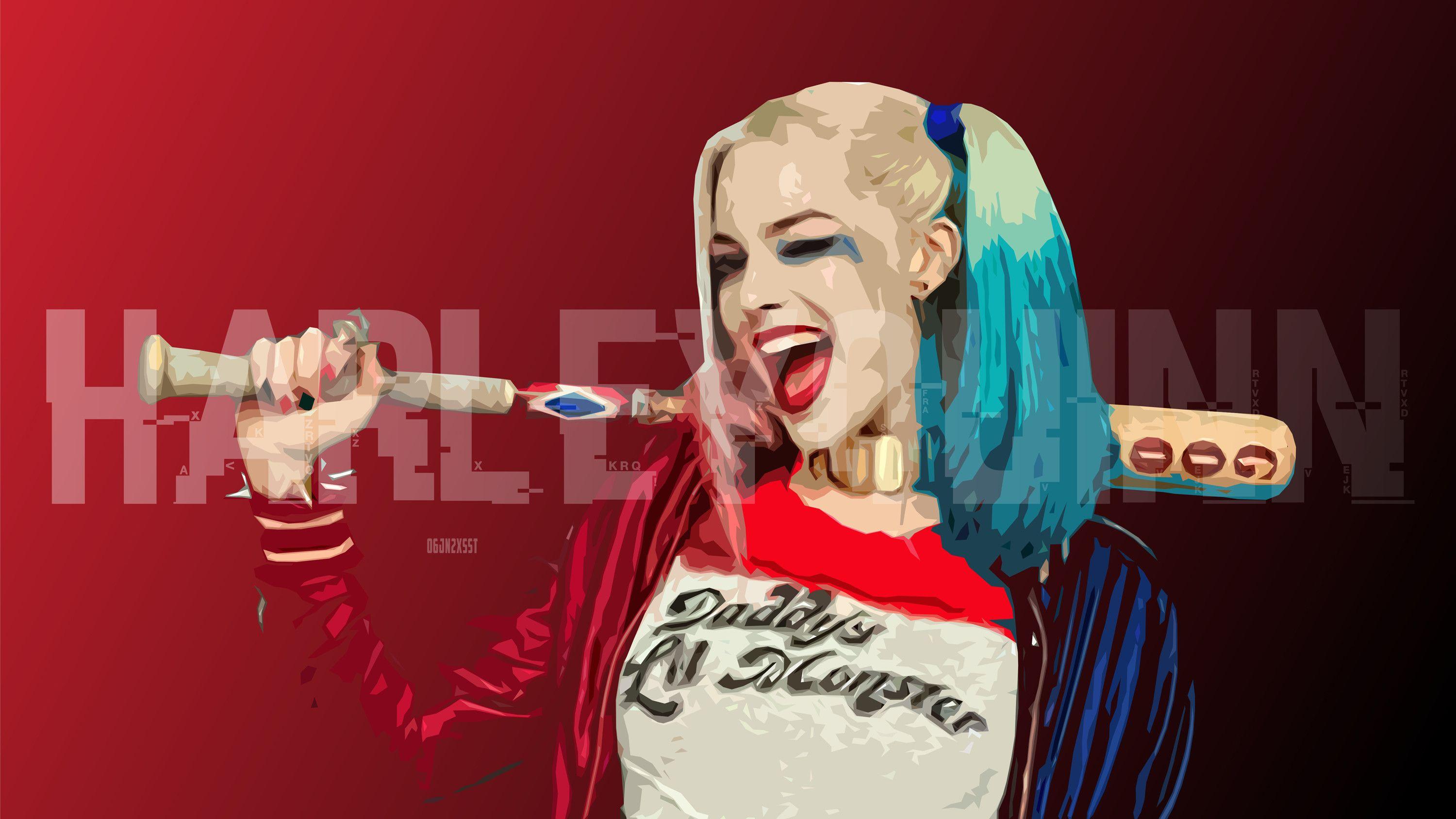 Margot Robbie Harley Quinn Wallpaper background picture